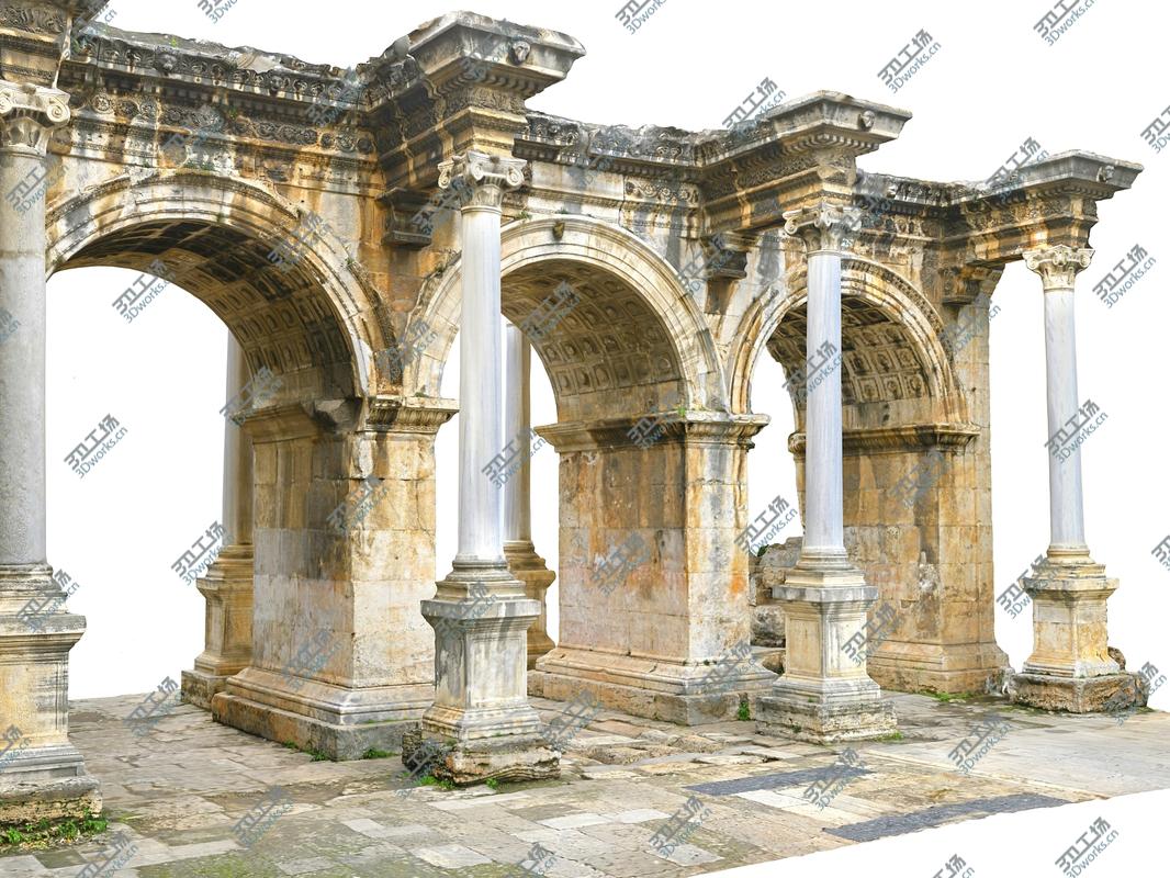 images/goods_img/2021040163/Hadrian's Gate 24K 3D model/3.jpg